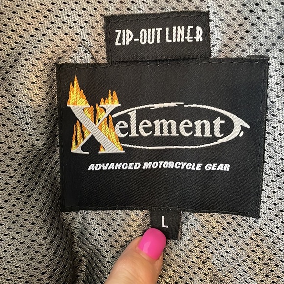 Xelement leather jacket size large - Picture 2 of 9